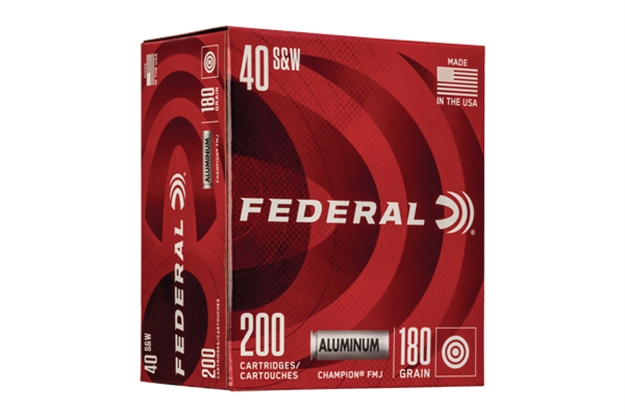 Picture of Federal Cal40180200 Champion Training 40 S&W 180 GR Full Metal Jacket (Fmj) 200 Bx/ 5 CS