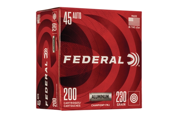 Picture of Federal Cal45230200 Champion Training 45 Acp 230 GR Full Metal Jacket (Fmj) 200 Bx/ 5 CS