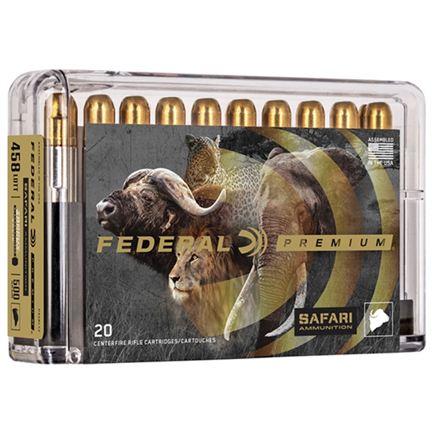 Picture of Federal Cape-Shok 458Lott 500Gr Sledgehammer 20/10 P458LT2