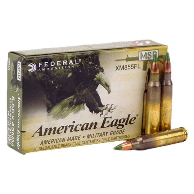 Picture of Federal Cart 5.56 62Gr Fmj BT M855 20Rds