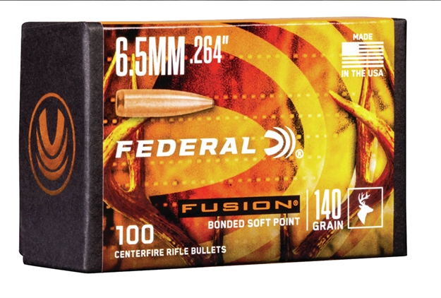 Picture of Federal Fb264f2 Fusion Component  6.5Mm .264 140 GR Fusion Soft Point 100 Box