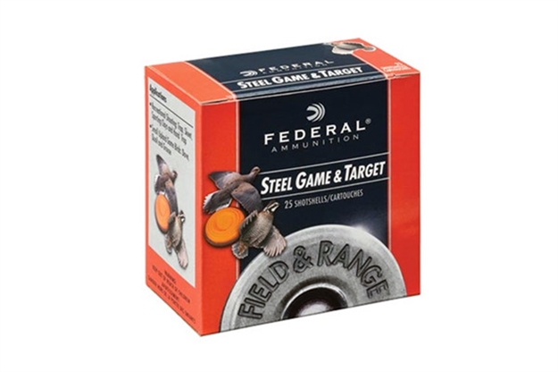 Picture of Federal Field & Range Steel Game & Target Shotshell 12 Ga, 2-3/4 In, No. 6, 1 Oz, 3.64 Dr, 1375 Fps