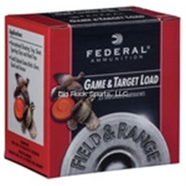 Picture of Federal Field And Range Game & Target Shotshell 20Ga  2 3/4In  2 1/2  7/8Oz  6 25 Rnd Per Box