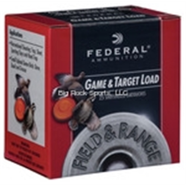 Picture of Federal Field And Range Game & Target Shotshell 20Ga  2 3/4In  2 1/2  7/8Oz  8 25 Rnd Per Box