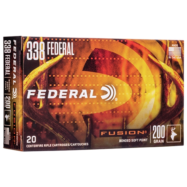 Picture of Fusion Rifle Ammo 338 Fed, 200 Grains, 2700 Fps, 20, Boxed F338FFS2 029465098988