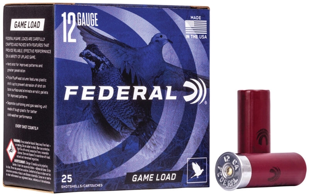 Picture of Federal Game Load 12Ga 2.75" 3.25Dr 1Oz 6/ H121 6   @ 029465125660