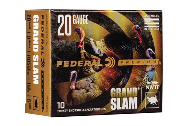 Picture of Federal Grandslam Turkey Shotshell W/ Flight Control Flex Wad 20 GA 3" 1 5/16Oz 5 10 Rnd Per Box PFCX258F 5 604544628241