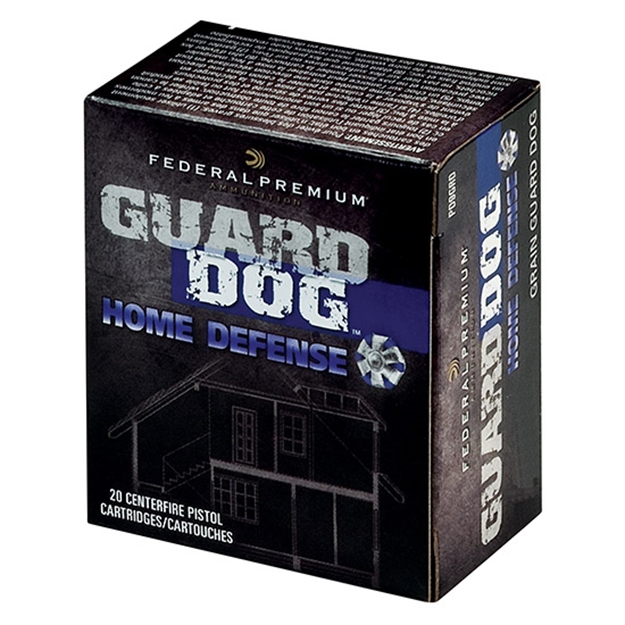 Picture of Federal Premium Guard Dog Home Defense Pistol Ammo 9Mm, Fmj, 105 Gr, 1230 Fps, 20 Rnd, Boxed