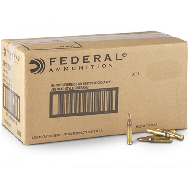 Picture of Federal Lake City 5.56 55Gr Fmj BT 1000/Box