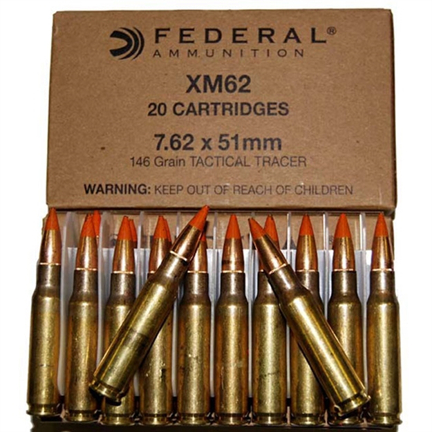 Picture of Federal Lake City 7.62X51 146Gr Tracer 20/Box
