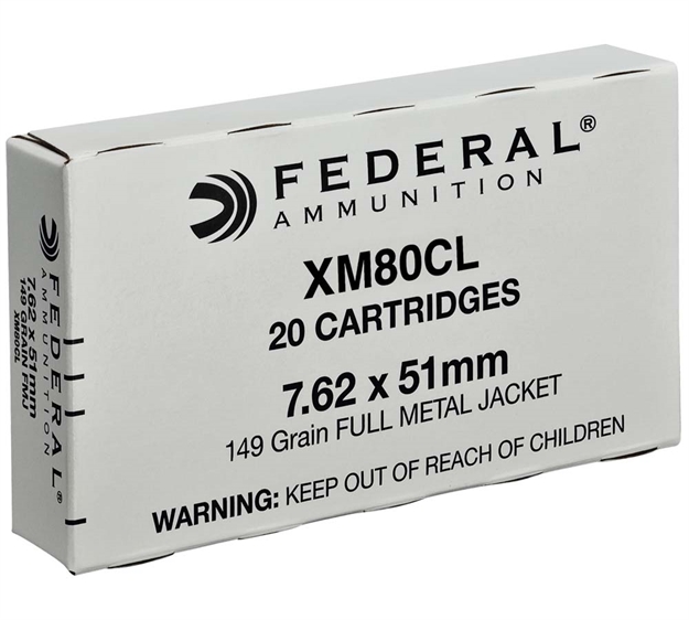Picture of Fed Xm80cl 7.62X51 Nato 149Gr 20/500