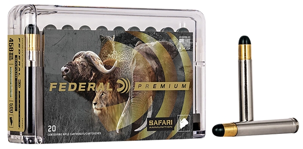 Picture of Federal P458wh Premium Safari Cape-Shok 458 Win Mag 500 GR Woodleigh Hydro Solid 20 Per Box/ 10 CS 029465064204