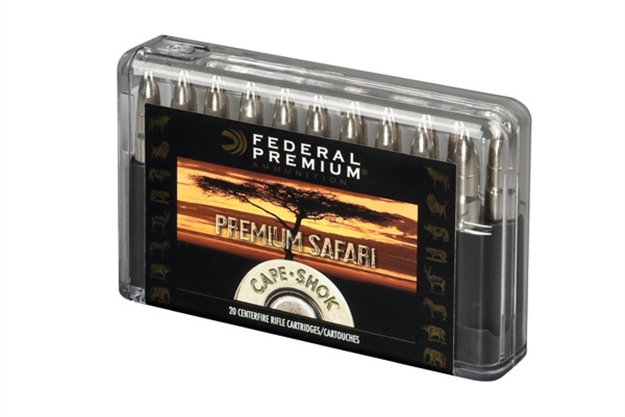 Picture of Federal P9362sa Premium Safari Cape-Shok 
9.3Mmx62 Mauser 286 GR Swift A-Frame 20 Bx/ 10 CS