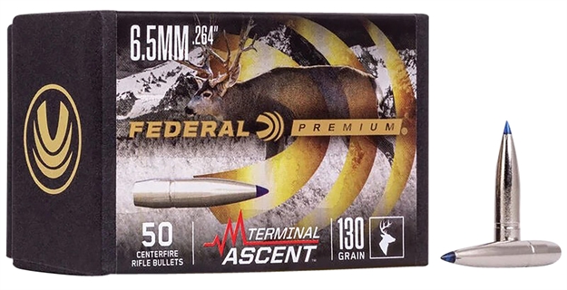 Picture of  Federal Pb264ta1 Premium Terminal Ascent Component 6.5Mm 130Gr 50 Per Box/4 Case