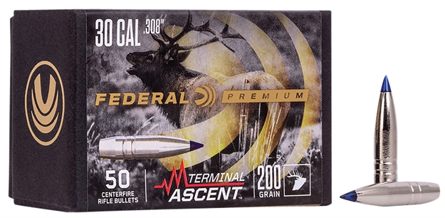 Picture of  Federal Pb308ta2 Premium Terminal Ascent Component 30Cal 200Gr 50 Per Box/4 Case 604544659511