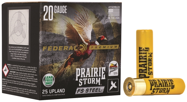 Picture of  Federal Pfsx207fs3 Premium Prairie Storm FS 20Gauge 3" 7/8Oz 3Shot 25 Per Box/10 Case