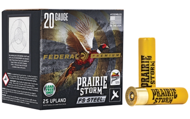 Picture of  Federal Pfsx207fs4 Premium Prairie Storm FS 20Gauge 3" 7/8Oz 4Shot 25 Per Box/10 Case 604544627152