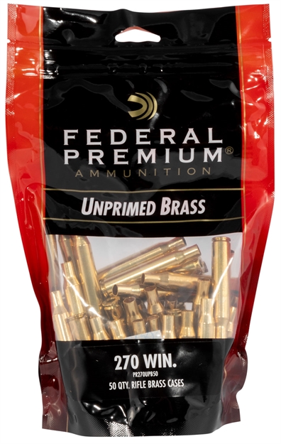 Picture of Federal Pr270upb50 Gold Medal  Rifle 270 Winchester Brass 50