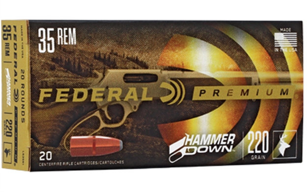Picture of  Federal Lg35r1 Premium Hammerdown 35Rem 220Gr Bonded Hollow Point 20 Per Box/10 Case 604544658347