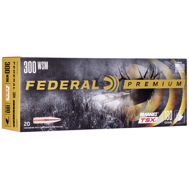 Picture of Federal Prem  300Wsm 180Gr Barnes Tsx       20Rd P300WSMF 029465097219