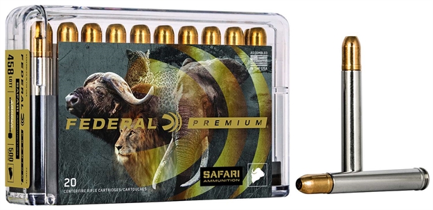 Picture of Federal P416t2 Premium Safari Cape-Shok 416Rigby 400Gr Trophy Bonded Sledgehammer Solid 20 Per Box/10 Case 029465089535