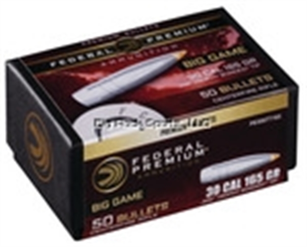 Picture of Federal Premium Bullets 165 Grain Trophy Bonded Tip CB 50  Box