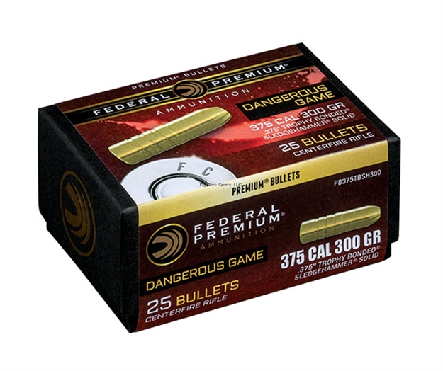 Picture of Federal Premium Bullets 400 Grain Trophy Bonded Bear Claw Bullet 25 Round Box