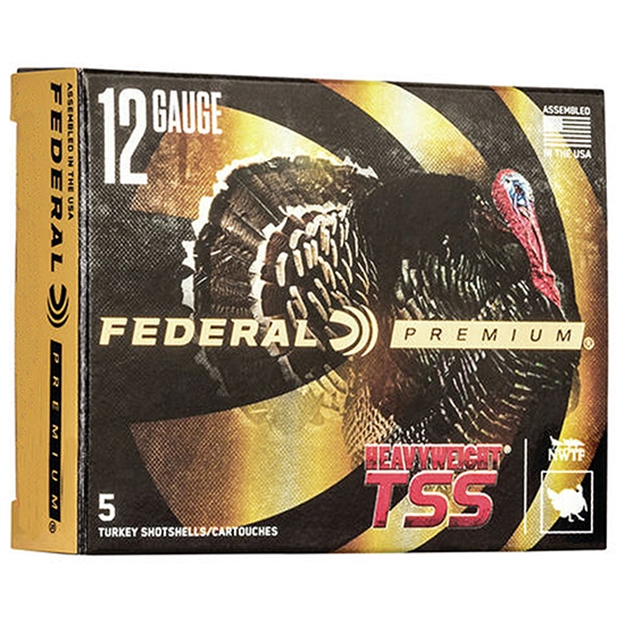 Picture of Federal Cartridge/Vista Heavyweight Tss Turkey Shotshell 12 Ga, 3", 2 Oz, #7/#9, Flightcontrol Flex, 1280 Fps, 5 Rnd PTSSX197F79 604544670424