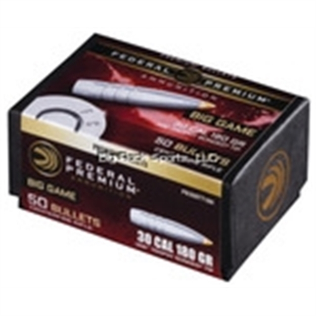 Picture of Federal Premium Bullets 180 Grain Trophy Bonded Tip CB 50  Box