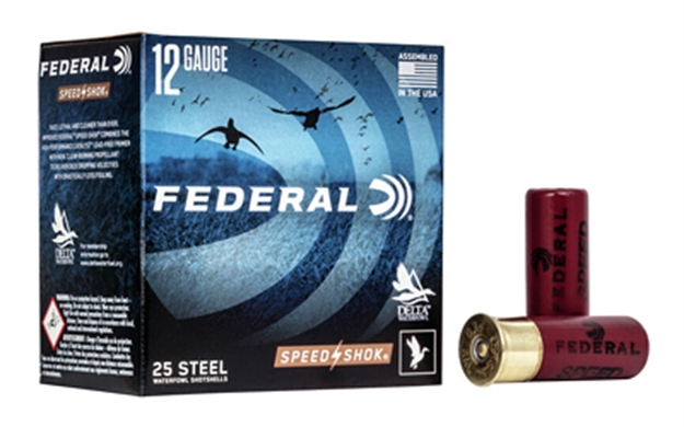 Picture of Federal Speed Shok Waterfowl Shotshell 12 GA 2 3/4" 1 1/8Oz 4 25 Rnd Per Box WF145-4