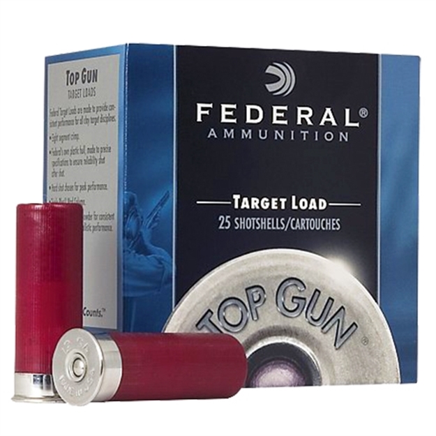 Picture of Federal Top Gun Target - Steel Shotshell 12 Ga, 2-3/4 In, No. 7, 1-1/8Oz, 2.72 Dr, 1145 Fps, 25 Rnd Per Box TG1477 029465023867