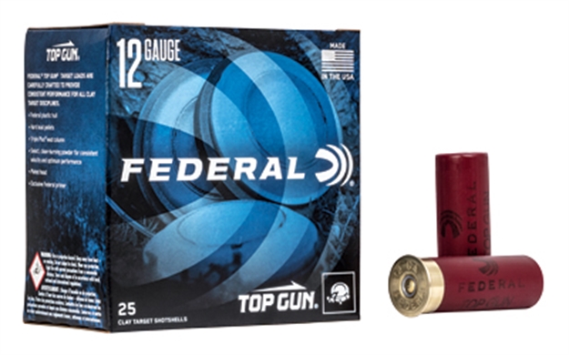 Picture of Federal Top Gun Target Shotshell 12 Ga, 2-3/4 In, No. 8, 1-1/8Oz, 2.72 Dr, 1145 Fps, 25 Rnd Per Box 029465019815 -