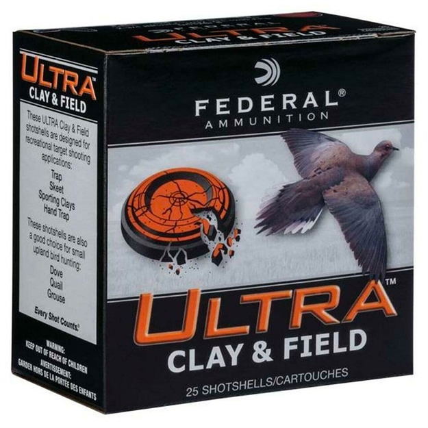 Picture of FEDERAL ULTRA CLAY & FIELD 2-3/4" 1-1/8OZ 3 1/4d #6 1255fps UCG12SI6 604544691634