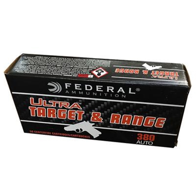 Picture of Federal Ultra Target 380Cal 50R