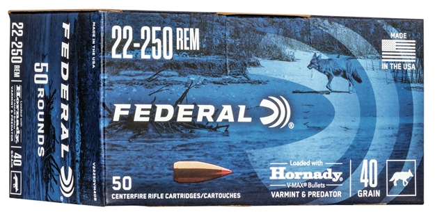 Picture of Federal V243vm2b Varmint & Predator  243 Win 75 GR Hornady V-Max (Vmx) 40 Bx/ 5 CS (Bulk Package)