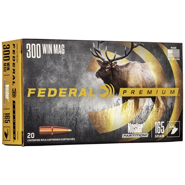 Picture of Federal 300Win Mag 165Gr Nos Par