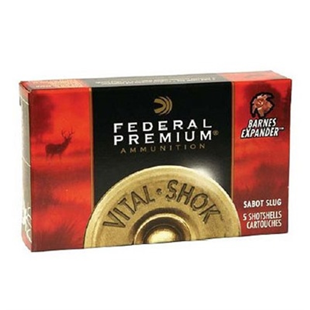 Picture of Federal Vital Shok Barnes Expander 12Ga 3/4Oz Slug 5/Bx