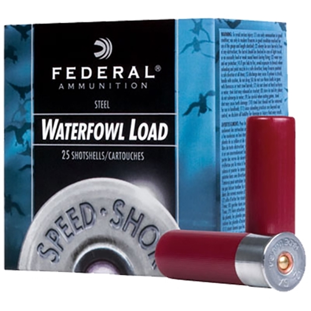 Picture of Federal Speed-Shok Waterfowl Shotshell 12 Ga, 3-1/2 In, No. 3, 1-3/8Oz, 4.94 Dr, 1550 Fps, 25 Rnd Per Box WF1333