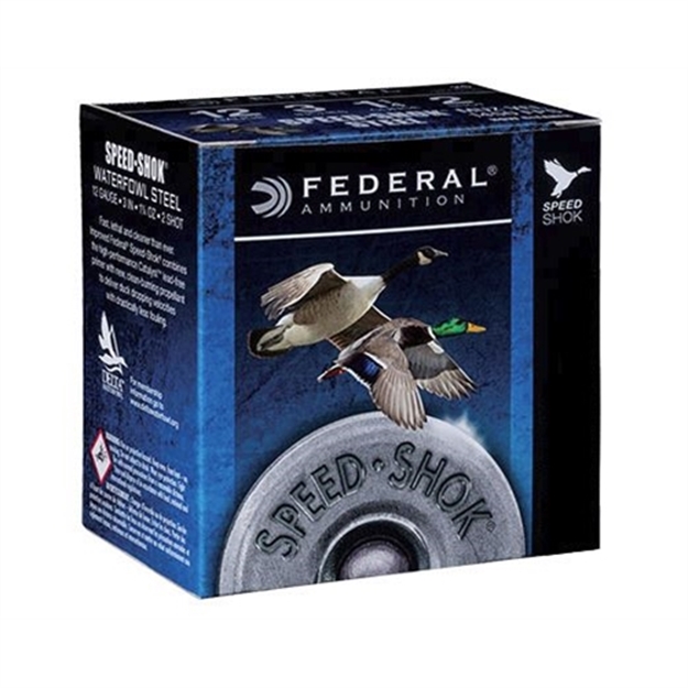 Picture of Federal Speed Shok Waterfowl Shotshell 12 GA 3" 1 1/4Oz 1 25 Rnd Per Box WF142 1 604544627671