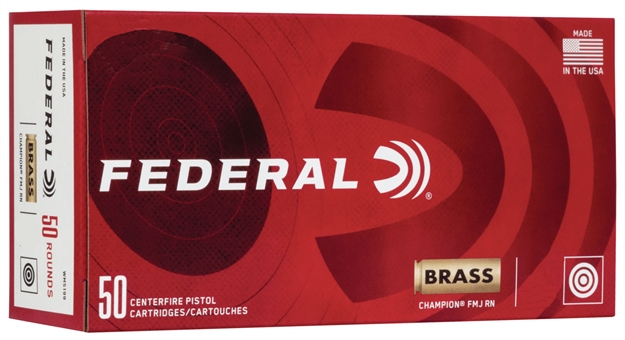 Picture of Federal Wm5221 Champion Training 10Mm Auto 180 GR Full Metal Jacket (Fmj) 50 Bx/ 20 CS