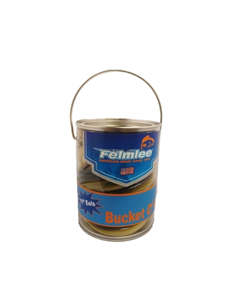 Picture of Felmlee 11" Unrigged Eels IN Reusable Bucket. 30-Pack