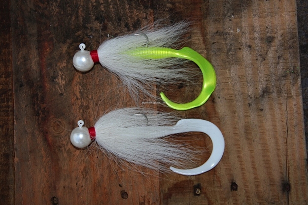 Picture of Felmlee 3/4 OZ Buck Tail White Curltail Pack OF 2