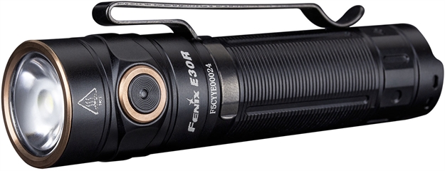 Picture of Fenix Wholesale Fx-E30r E30r  1600/800/350/150/30 Lumens Led Aluminum Black Rechargeable
