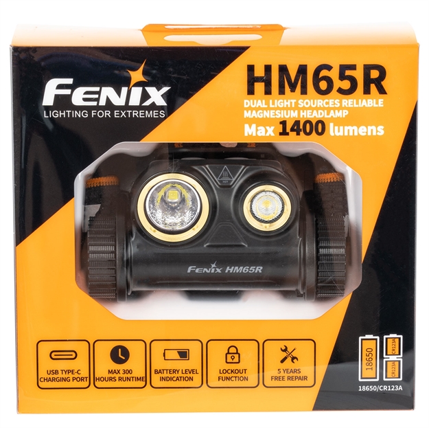 Picture of Fenix Wholesale Rchrgable Headlamp 1400L Blk FX-HM65R