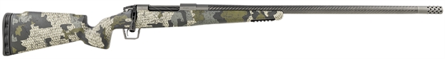 Picture of Fierce Firearms Fcrvt28nostuve CT Rival  28 Nosler 3+1 26" Tungsten Gray Cerakote Kuiu Verde Camo Fixed Fierce Tech C3 Stock Right Hand (Full Size)