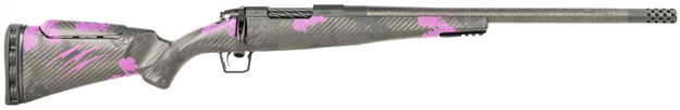 Picture of  Fierce Firearms Rogm65cm20bp Mini Rogue  6.5 Creedmoor 4+1 20" Hand Lapped/Match Grade Barrel, Black Cerakote Steel Receiver, Purple Camo Mini Rogue W/Adj Comb & Picatinny Rail Carbon Fiber Stock