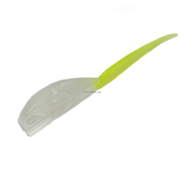 Picture of Fin Commander Slab Magnet Tails, 8Pc Pack, White/Chartreuse