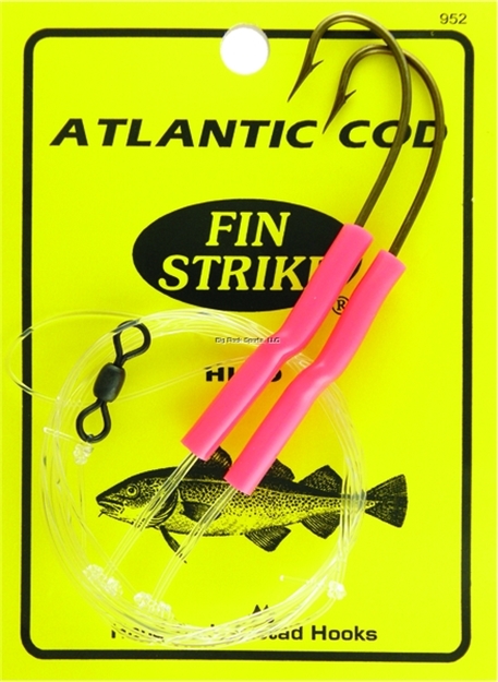 Picture of Fin Strike Atlantic Cod Rigs Sproat Brnz W/Red Tubes 2Pk