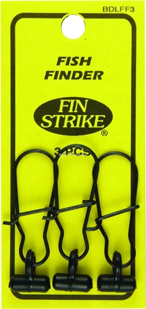 Picture of Fin Strike Fish Finders Sinker Slide W/Duolock Snap Blk 3Pk