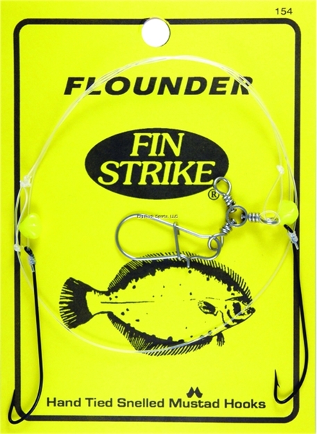 Picture of Fin Strike Flounder Rigs W/Snelled Hooks W/Corn Beads Sz8 2Pk Chestertown